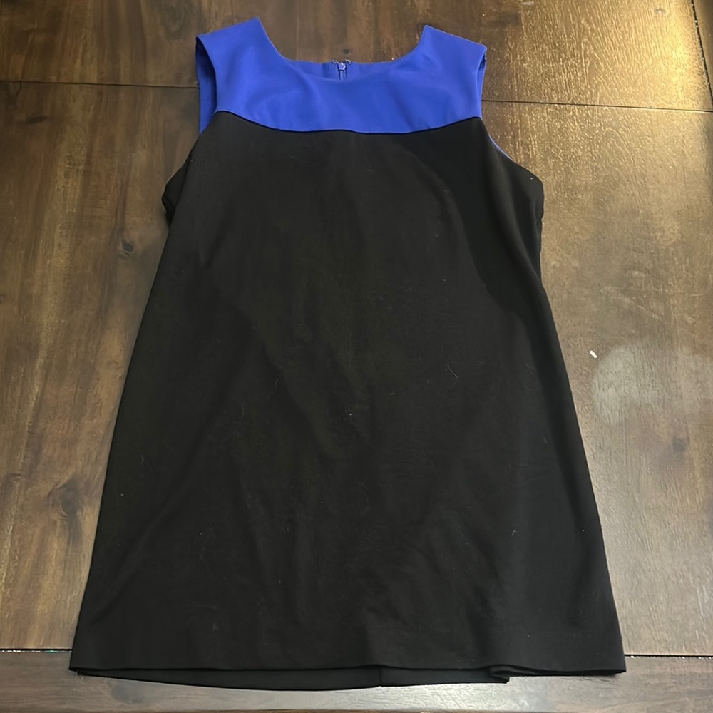 Elegant Black and Blue Women's Dress